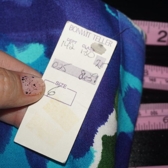 Vintage 90s Victor Costa Tulip Hem Floral Strapless Gown - Picture 9 of 13